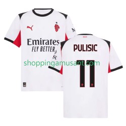 Maillot de Foot AC Milan Christian Pulisic 11 Homme Extérieur 2025-2026 Manche Courte
