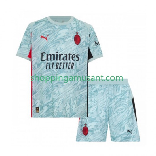 Maillot de Foot AC Milan Gardien Enfant Domicile 2025-2026 Manche Courte
