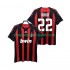 Maillot de Foot AC Milan KAKA 22 2009 Rétro Homme Domicile 2008 Manche Courte