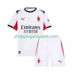 Maillot de Foot AC Milan Enfant Extérieur 2025-2026 Manche Courte
