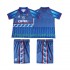 Maillot de Foot AC Milan 1995 1996 Rétro Enfant Extérieur Manche Courte