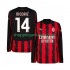 Maillot de Foot AC Milan Modrić Luca 14 Homme Domicile 2025-2026 Manche Longue