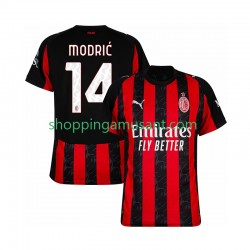 Maillot de Foot AC Milan Modrić Luca 14 Homme Domicile 2025-2026 Manche Courte