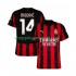 Maillot de Foot AC Milan Modrić Luca 14 Homme Domicile 2025-2026 Manche Courte