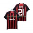 Maillot de Foot AC Milan RIRLO 21 2009 Rétro Homme Domicile 2008 Manche Courte