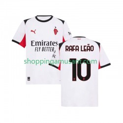 Maillot de Foot AC Milan Rafael Leao 10 Homme Extérieur 2025-2026 Manche Courte