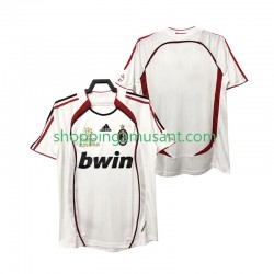 Maillot de Foot AC Milan 2007 Rétro Homme Extérieur 2006 Manche Courte