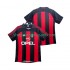 Maillot de Foot AC Milan 2000 Rétro Homme Domicile 2002 Manche Courte