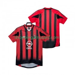 Maillot de Foot AC Milan 2005 Rétro Homme Domicile 2004 Manche Courte