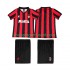 Maillot de Foot AC Milan 1993 Rétro Enfant Domicile 1994 Manche Courte