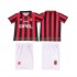 Maillot de Foot AC Milan 1996 1997 Rétro Enfant Domicile Manche Courte