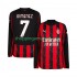 Maillot de Foot AC Milan Santiago Gimenez 7 Homme Domicile 2025-2026 Manche Longue