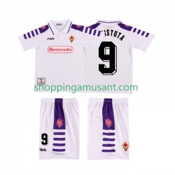 Maillot de Foot Fiorentina BASTUTA 9 Rétro Enfant Extérieur 1999 1998 Manche Courte