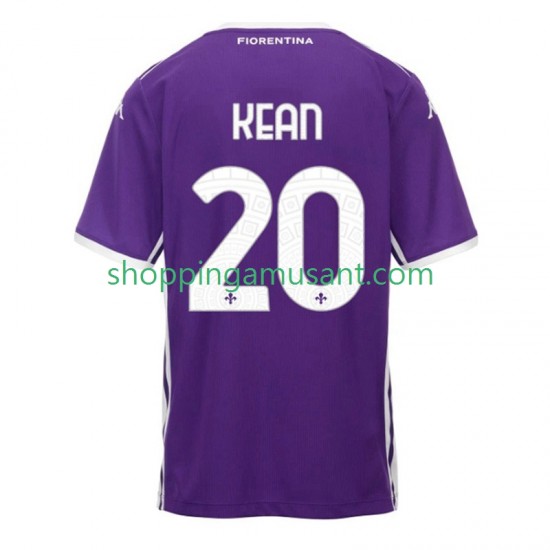 Maillot de Foot Fiorentina Kean 20 Homme Domicile 2025-2026 Manche Courte