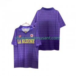Maillot de Foot Fiorentina 1989 1990 Rétro Homme Domicile Manche Courte