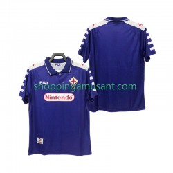 Maillot de Foot Fiorentina Rétro Homme Domicile 1999 1998 Manche Courte