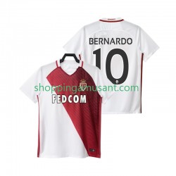Maillot de Foot AS Monaco BERNARDO 10 2016 2017 Homme Domicile Manche Courte