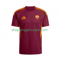 Maillot de Foot AS Rome Homme Domicile 2025-2026 Manche Courte
