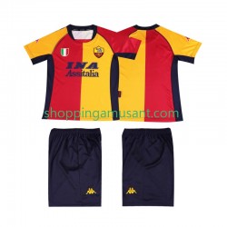 Maillot de Foot AS Rome 2001 Rétro Enfant Domicile Manche Courte