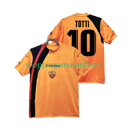 Maillot de Foot AS Rome TOTTI 10 2005 Rétro Homme Domicile 2006 Manche Courte