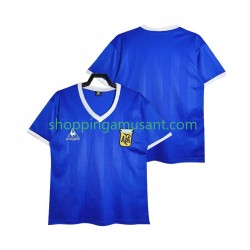 Maillot de Foot Argentine 1986 Rétro Homme Extérieur Manche Courte