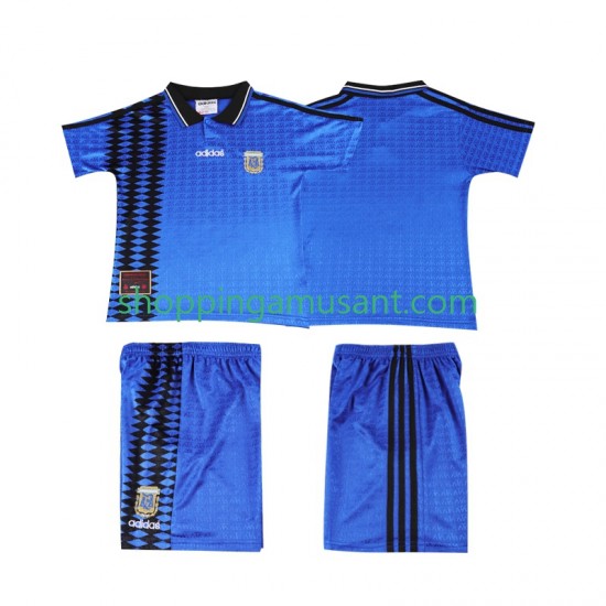Maillot de Foot Argentine Rétro Enfant Extérieur 1994 Manche Courte
