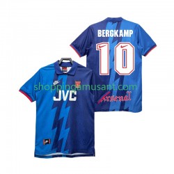 Maillot de Foot Arsenal BERGKAMP 10 1995 1996 Rétro Homme Extérieur Manche Courte