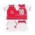 Maillot de Foot Arsenal BERGKAMP 10 2003 Rétro Enfant Domicile 2002 Manche Courte