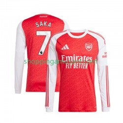 Maillot de Foot Arsenal Bukayo Saka 7 Homme Domicile 2025-2026 Manche Longue