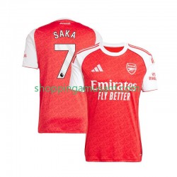 Maillot de Foot Arsenal Bukayo Saka 7 Homme Domicile 2025-2026 Manche Courte