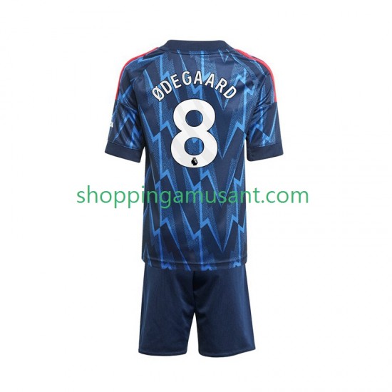 Maillot de Foot Arsenal Martin Odegaard 8 Enfant Extérieur 2025-2026 Manche Courte