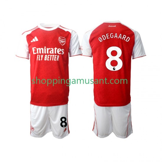 Maillot de Foot Arsenal Martin Odegaard 8 Enfant Domicile 2025-2026 Manche Courte