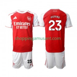 Maillot de Foot Arsenal Merino 23 Enfant Domicile 2025-2026 Manche Courte