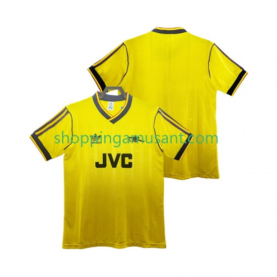 Maillot de Foot Arsenal 1986 1988 Rétro Homme Extérieur Manche Courte