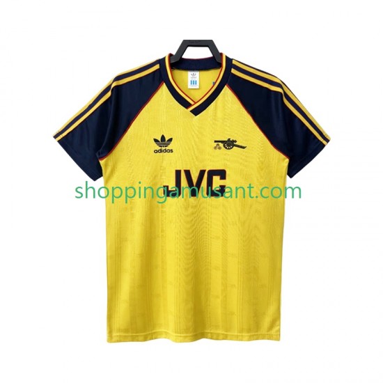 Maillot de Foot Arsenal 1988 1990 Rétro Homme Extérieur Manche Courte