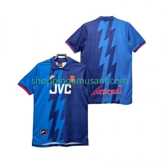 Maillot de Foot Arsenal 1995 1996 Rétro Homme Extérieur Manche Courte