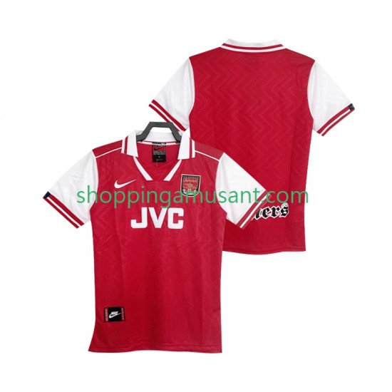 Maillot de Foot Arsenal 1996 1997 Rétro Homme Domicile Manche Courte