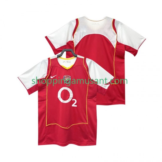 Maillot de Foot Arsenal 2005 Rétro Homme Domicile 2004 Manche Courte