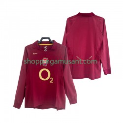 Maillot de Foot Arsenal 2005 Rétro Homme Domicile 2006 Manche Longue