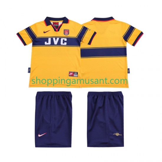 Maillot de Foot Arsenal 1997 Rétro Enfant Extérieur 1999 Manche Courte