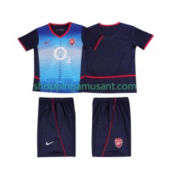 Maillot de Foot Arsenal Rétro Enfant Extérieur 2004 2002 Manche Courte
