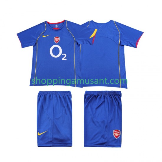Maillot de Foot Arsenal 2005 Rétro Enfant Extérieur 2004 Manche Courte