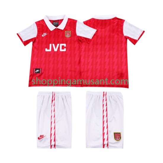 Maillot de Foot Arsenal 1996 Rétro Enfant Domicile 1994 Manche Courte