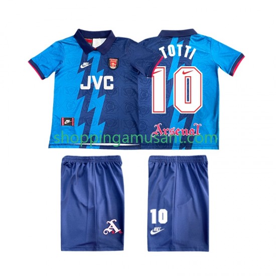 Maillot de Foot Arsenal TOTTI 10 1995 1996 Rétro Enfant Extérieur Manche Courte
