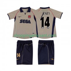 Maillot de Foot Arsenal Thierry Henry 14 2001 Rétro Enfant Extérieur 2002 Manche Courte