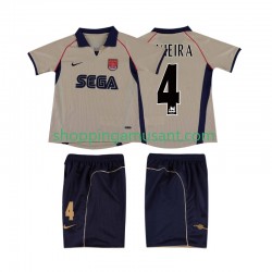 Maillot de Foot Arsenal VIEIRA 4 2001 Rétro Enfant Extérieur 2002 Manche Courte