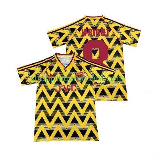 Maillot de Foot Arsenal WRIGHT 8 199 1993 Rétro Homme Extérieur Manche Courte