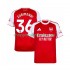 Maillot de Foot Arsenal Zubimendi 36 Homme Domicile 2025-2026 Manche Courte