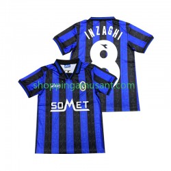 Maillot de Foot Atalanta INZAGHI 8 1996 1997 Homme Domicile Manche Courte