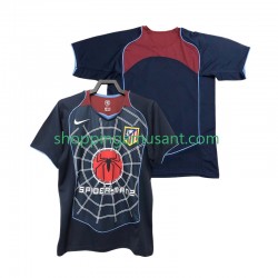 Maillot de Foot Atlético Madrid 2005 Rétro Homme Extérieur 2004 Manche Courte